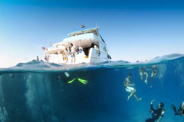 رحلة بحرية على يخت للغطس الغردقه / عائلات فقط